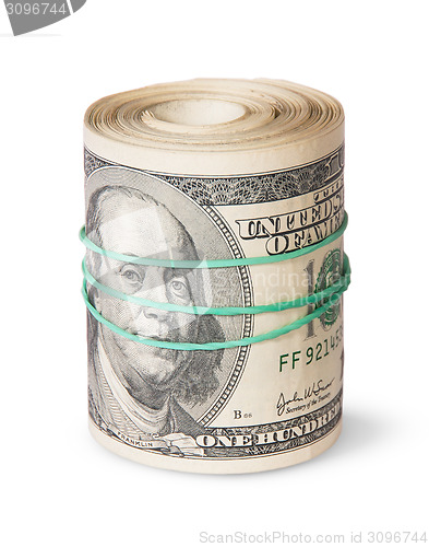 Image of Roll Of One Hundred Dollar Bills