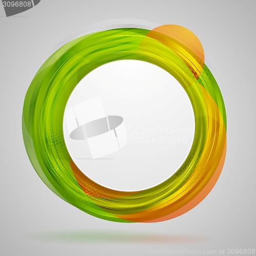 Image of Bright concept circles vector abstract design