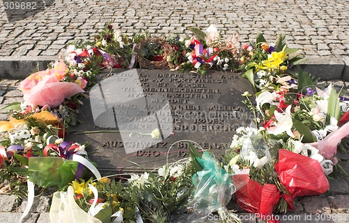 Image of Flower at the memory plate