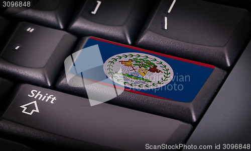 Image of Flag on keyboard