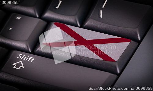 Image of Flag on keyboard