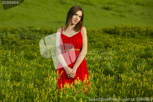 Image of Beauty in red