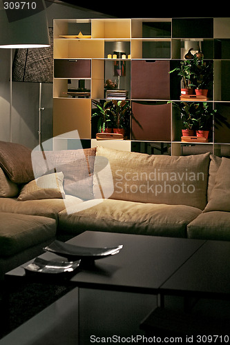 Image of Sofa and shelf