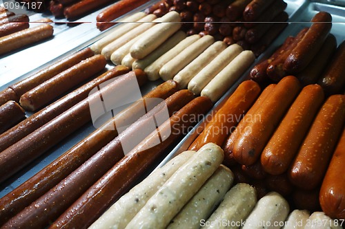 Image of Various of chicken sausage