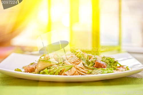 Image of Salad with smoked eel