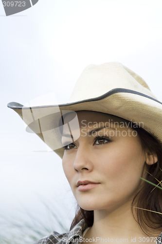 Image of Beautiful cowgirl