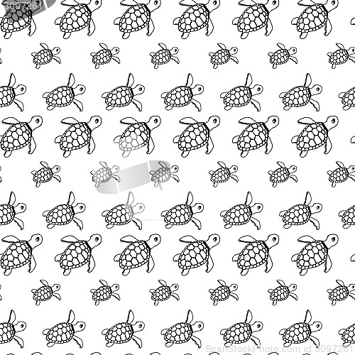 Image of Sea turtles pattern