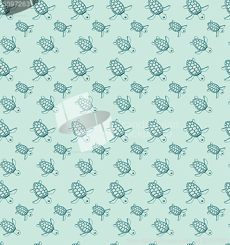 Image of Sea turtles pattern