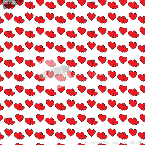 Image of Hearts pattern