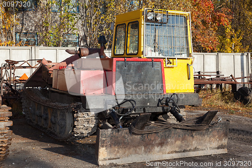 Image of tracked skidder