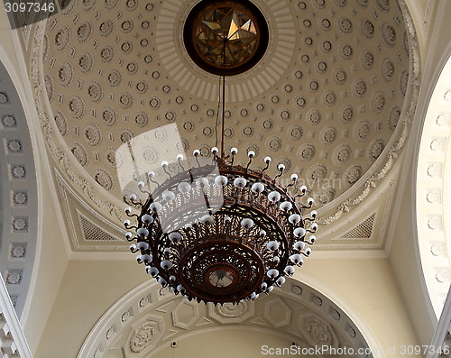 Image of old Bronze chandelier