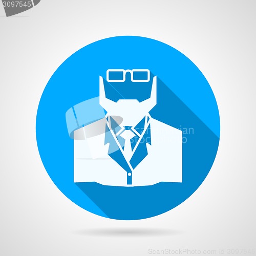 Image of Flat vector icon for medicine. Doctor