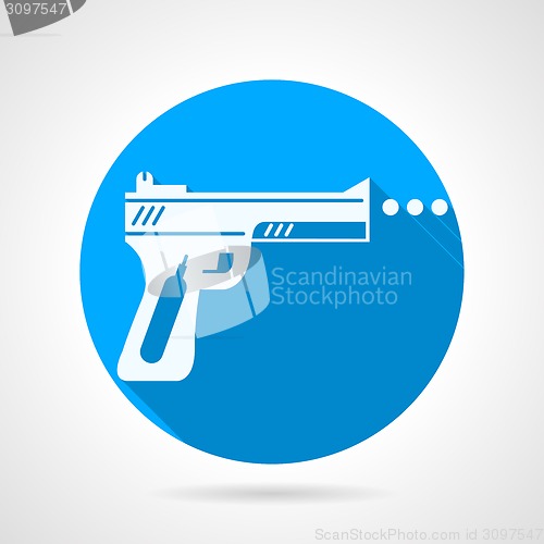Image of Flat vector icon for airgun