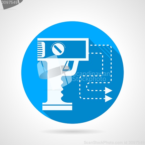 Image of Stun gun flat vector icon