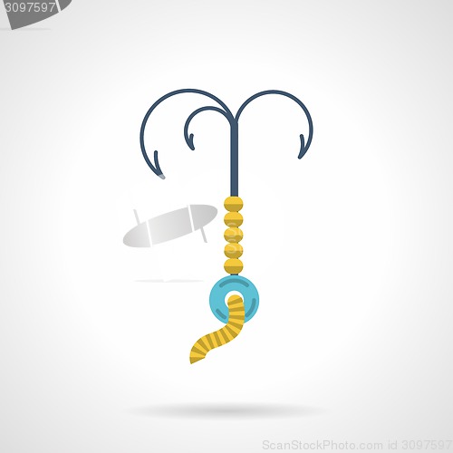 Image of Flat vector icon for grappling hook