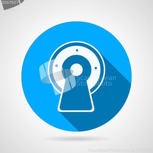 Image of Flat vector icon for MRI