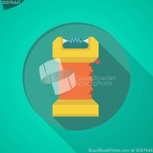 Image of Taser flat color icon