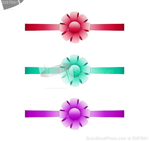 Image of collection of the three ribbons