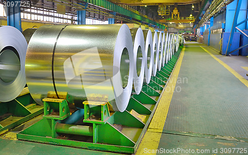 Image of Cold rolled steel coils