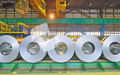 Image of Cold rolled steel coils