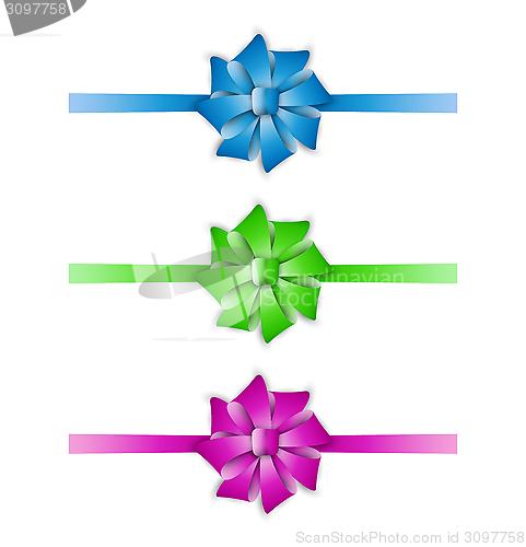 Image of collection of the three ribbons