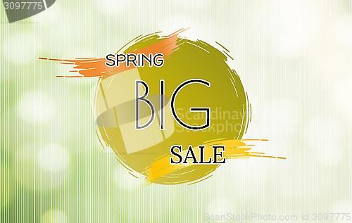 Image of spring sale vector background