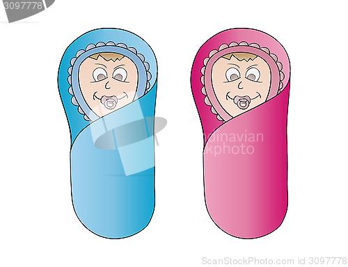 Image of two babies