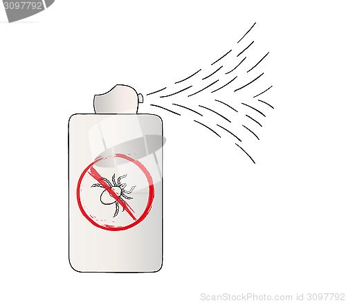 Image of spray with no tick symbol