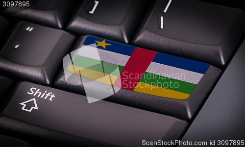 Image of Flag on keyboard