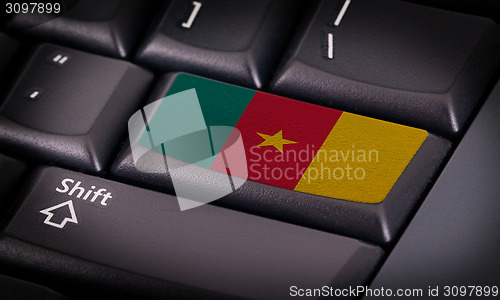 Image of Flag on keyboard