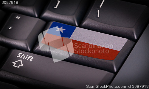 Image of Flag on keyboard