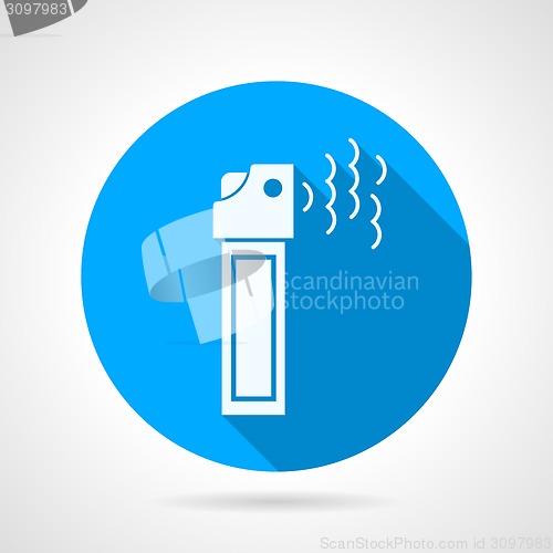 Image of Tear pepper spray flat vector icon