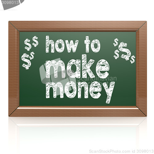Image of How to Make Money on a chalkboard