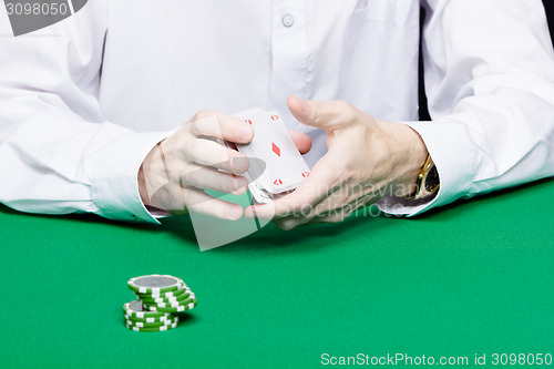 Image of card player