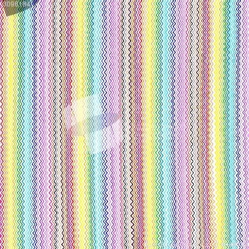 Image of Bright color wavy lines pattern