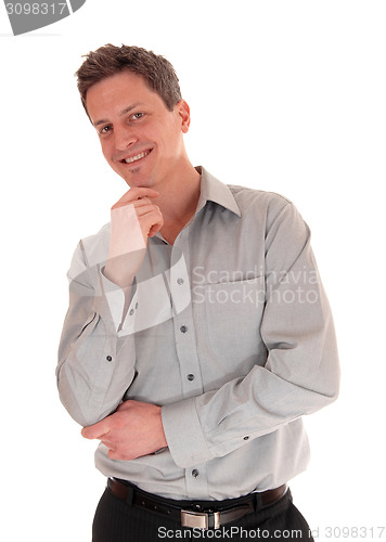 Image of Young man smiling.
