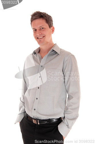 Image of Smiling young man.