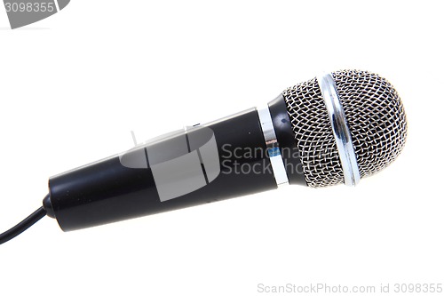 Image of modern microphone 