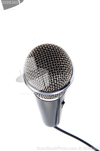 Image of modern microphone 