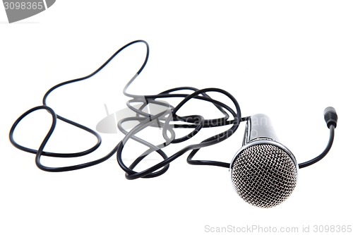 Image of modern microphone 