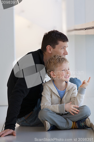 Image of family at the airport