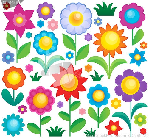 Image of Flower theme collection 1