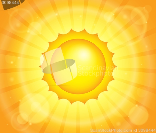 Image of Abstract sun theme image 1