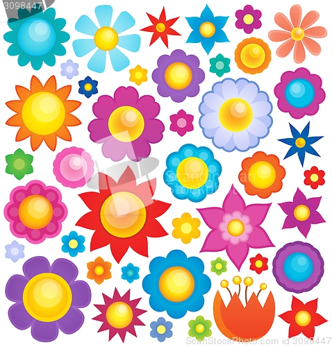 Image of Flower theme collection 3