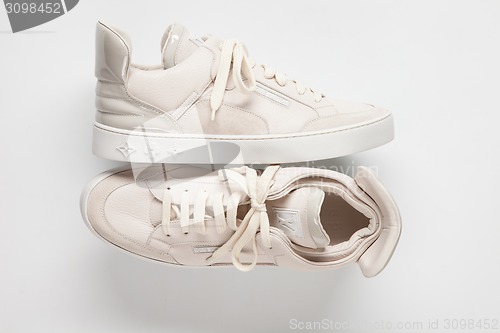 Image of Fashion sneaker closeup