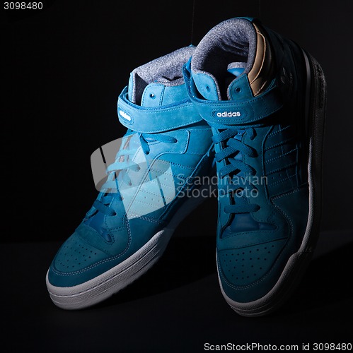 Image of blue trainers