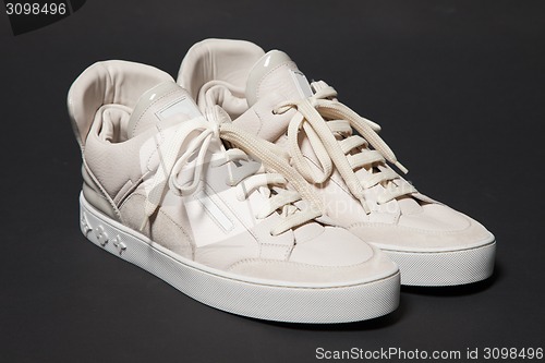 Image of Fashion sneaker closeup