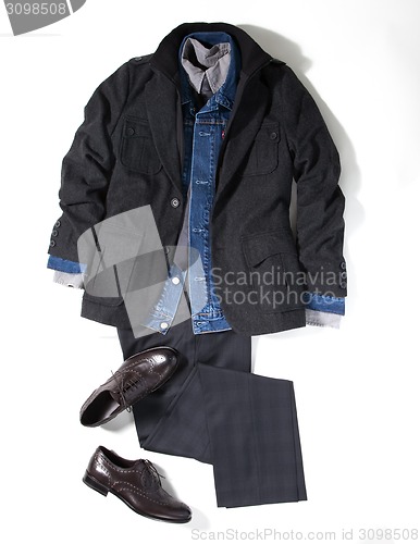 Image of Still life of street style man.