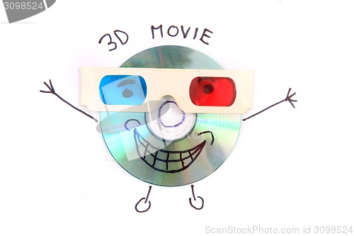 Image of 3D movie DVD