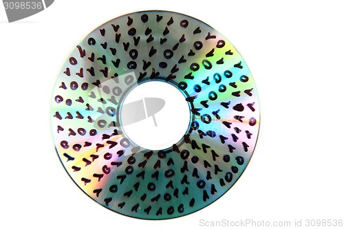 Image of data on DVD 